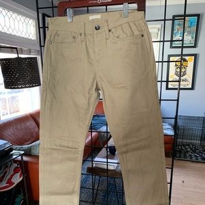 Unbranded ub207 tapered size 30 selvedge khaki